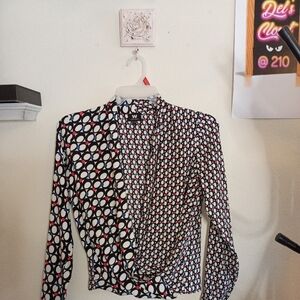 W by Worth Blouse Size 2 Multi Color